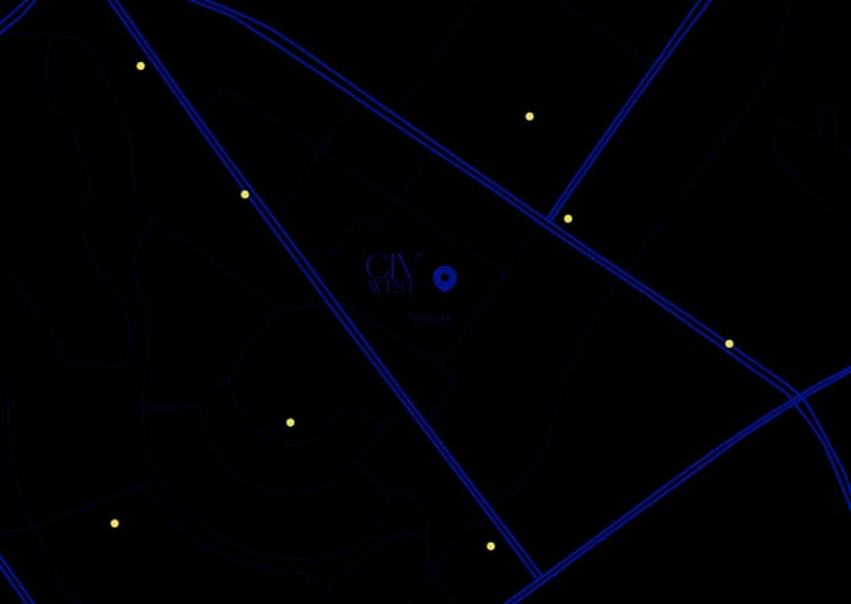 CIV West Location Map